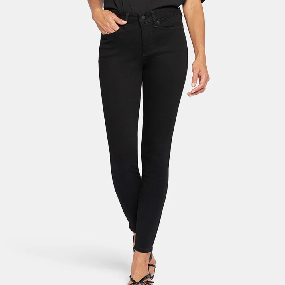 NYDJ Black Slim High-Rise Skinny Jeans